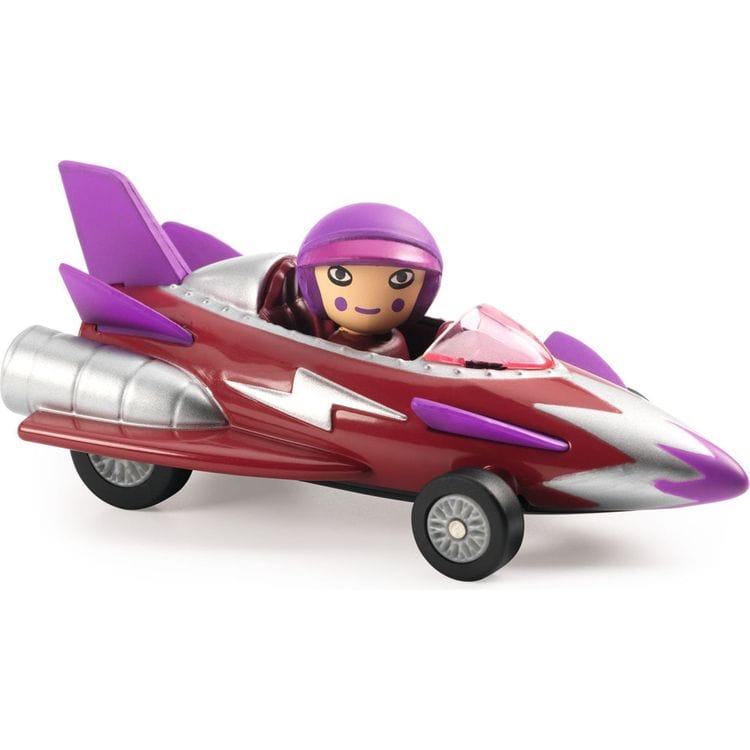 Miss Burgundy Crazy Motors Car Toy