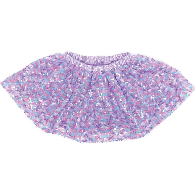 Purple Party Sequins Skirt – Size 4-6 Years