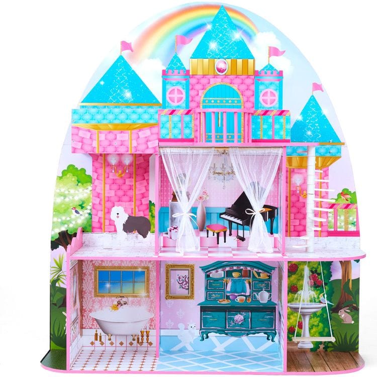 Olivia’s Little World Princess Castle Dollhouse for 12″ Dolls