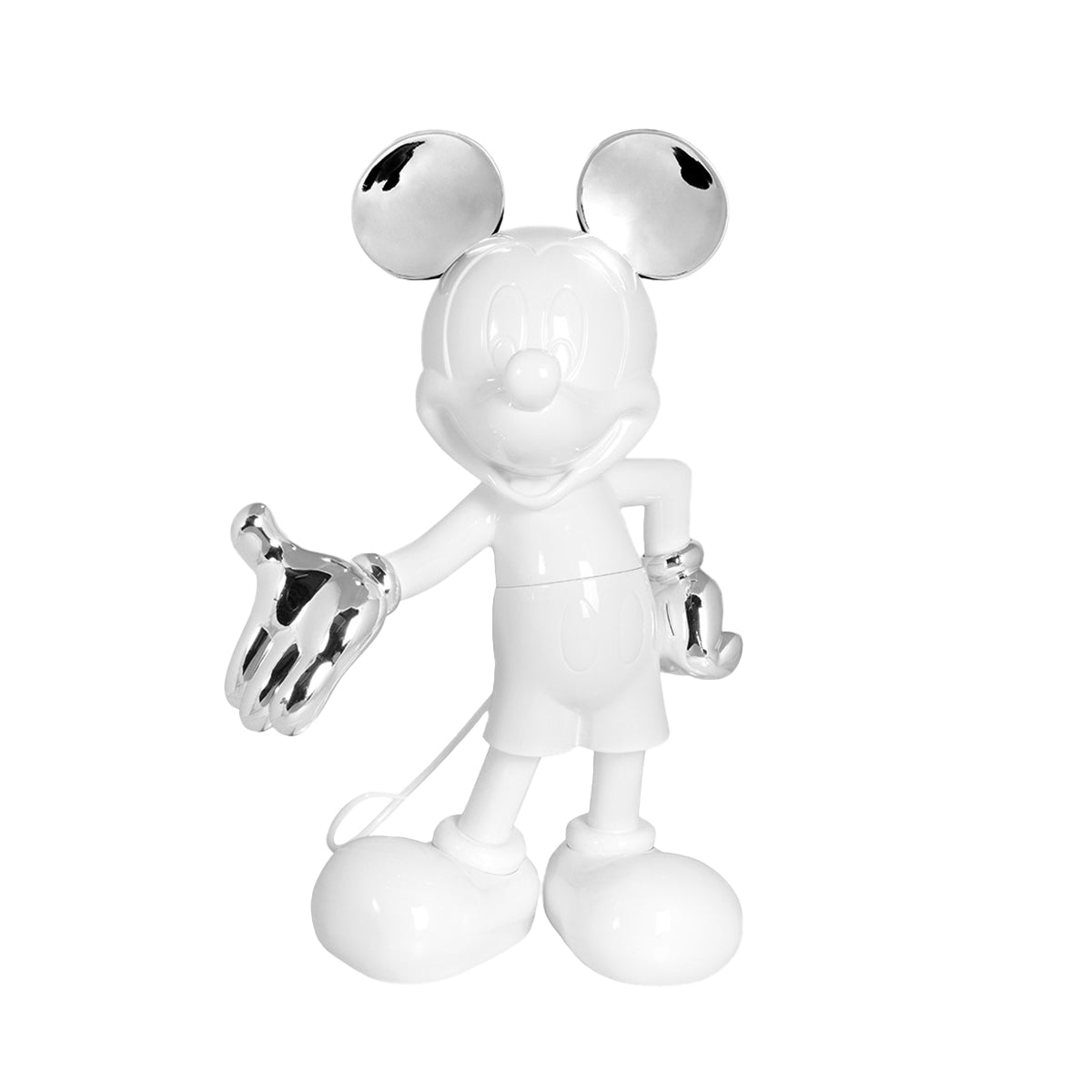 Mickey Mouse Figure White & Silver – 55″