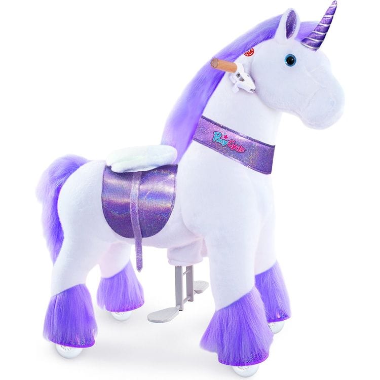 Purple Model U Ride-On Unicorn