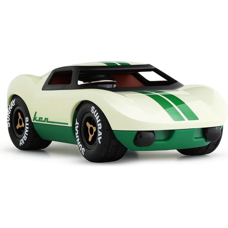 Ken Cline Toy Car – White