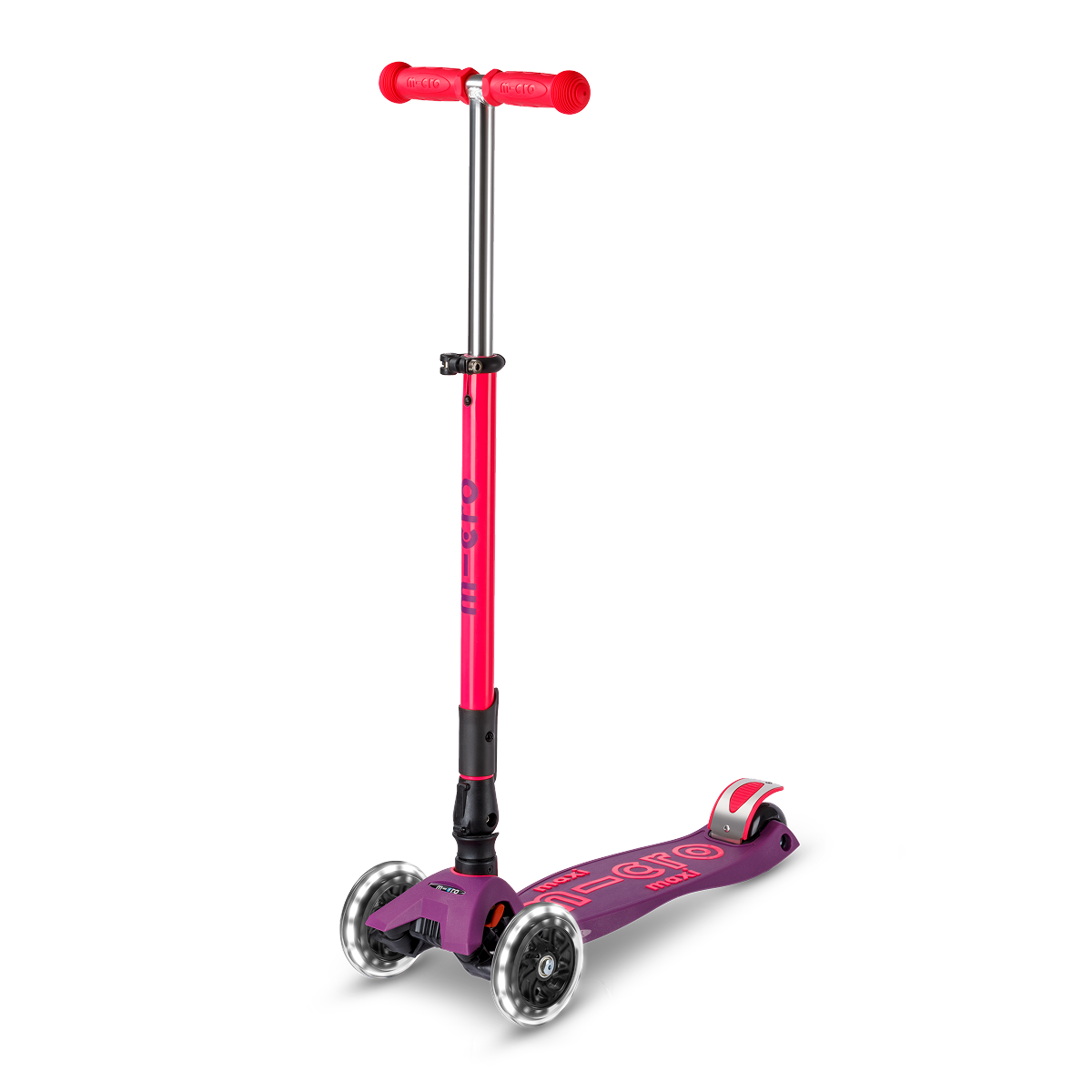 Maxi Deluxe Foldable Neon LED Scooter