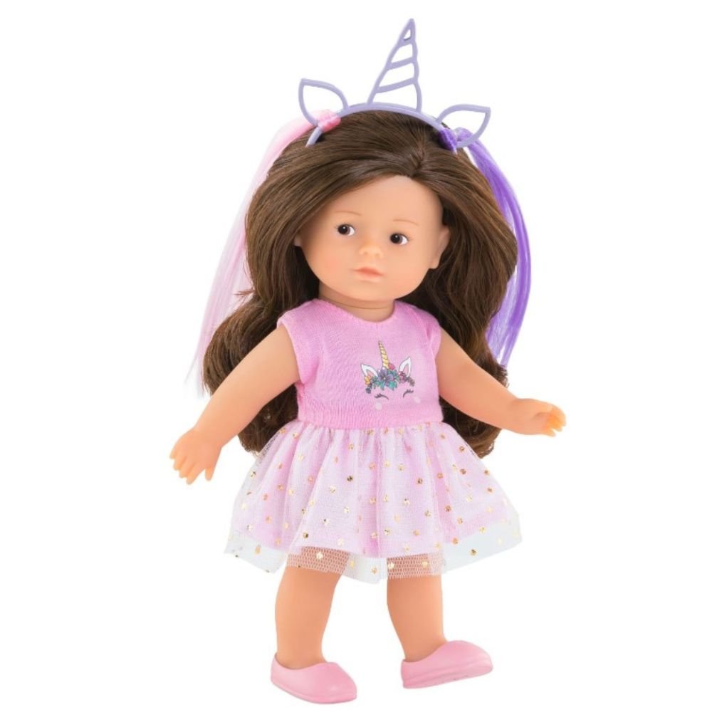 Mini Corolline Romy Unicorn 8″ Doll Set