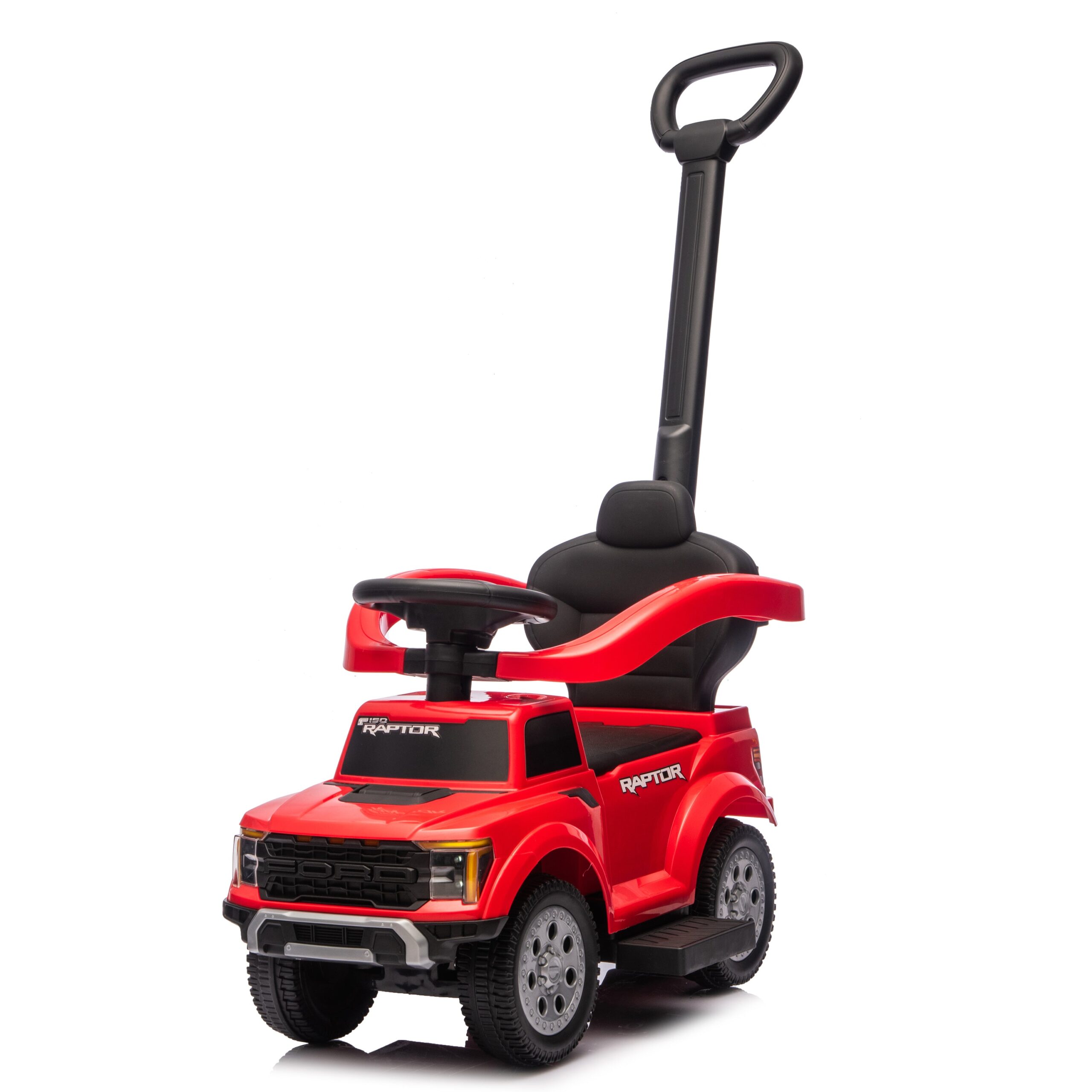Ford Raptor 3-in-1 Push Ride On Toy Car