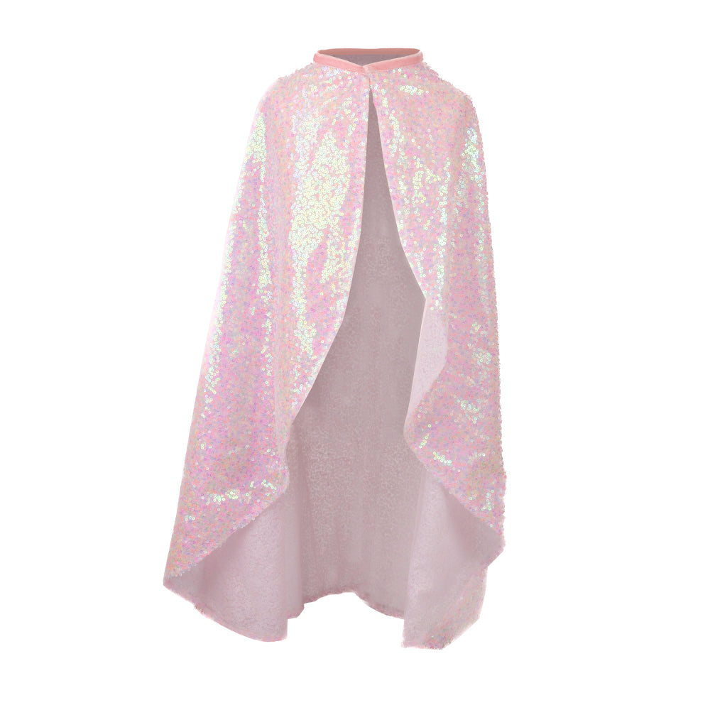 Pink Sequins Twirl Cape – Size 4-6 Years