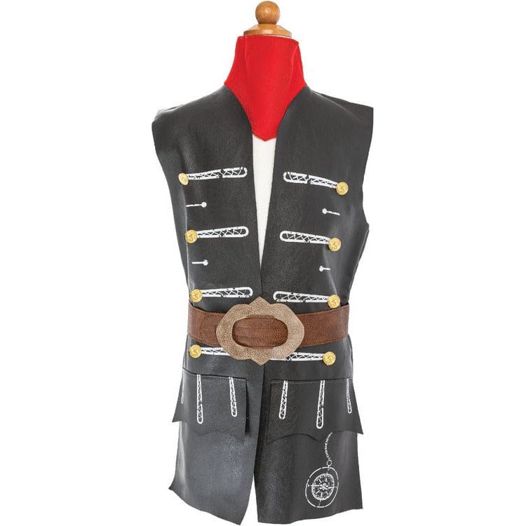 Skully Pirate Vest, Belt & Scarf- Size 5-6 Years