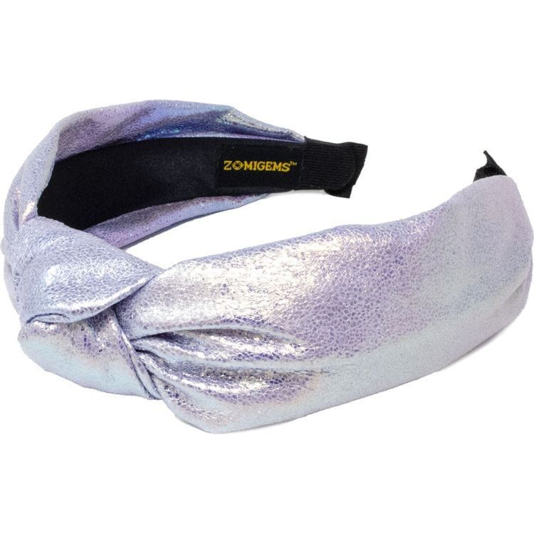 Shiny Knotted Headband – Purple