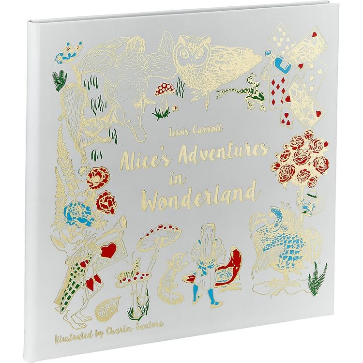 “Alice’s Adventures in Wonderland” Book in Ice Bonded Leather