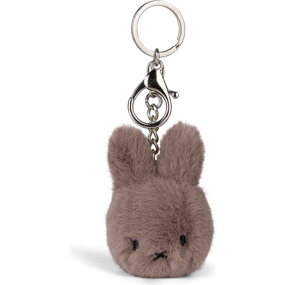 Miffy ECO Fuzzy Keychain – Taupe