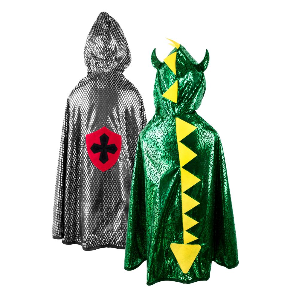 Reversible Dragon/Knight Cape – Size 5-6 Years