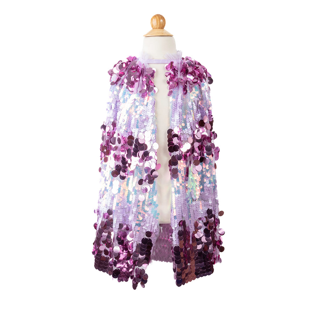 The 5th Avenue Purple Pailette Cape – Size 4-6 Years