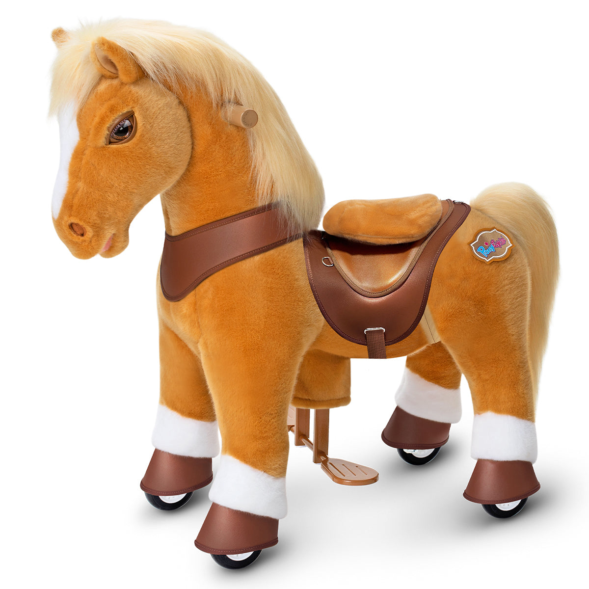 Light Brown Horse Model Y Ride on Toy – Age 3-4 Years