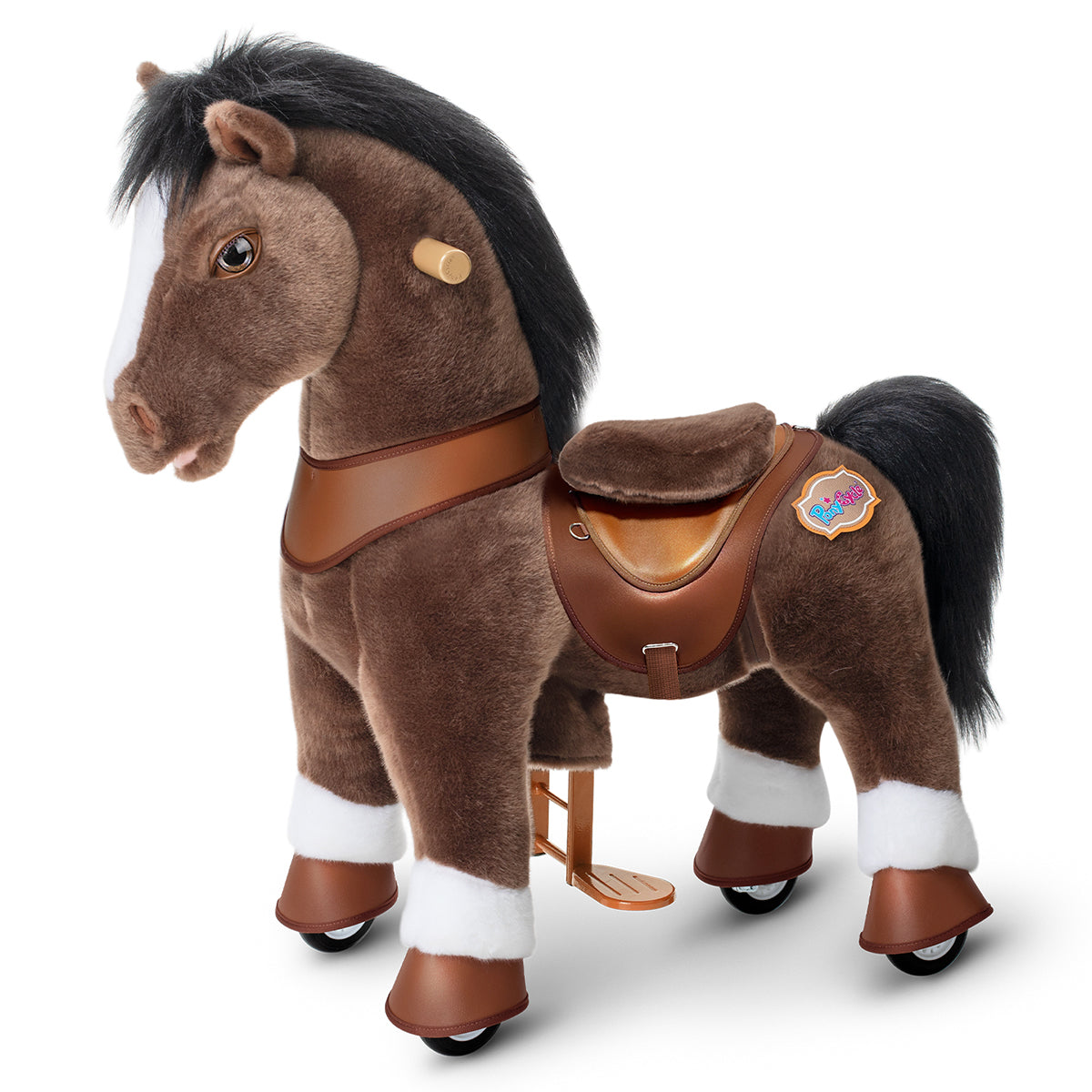 Chocolate Brown Horse Model Y Ride on Toy – 3-4 Years