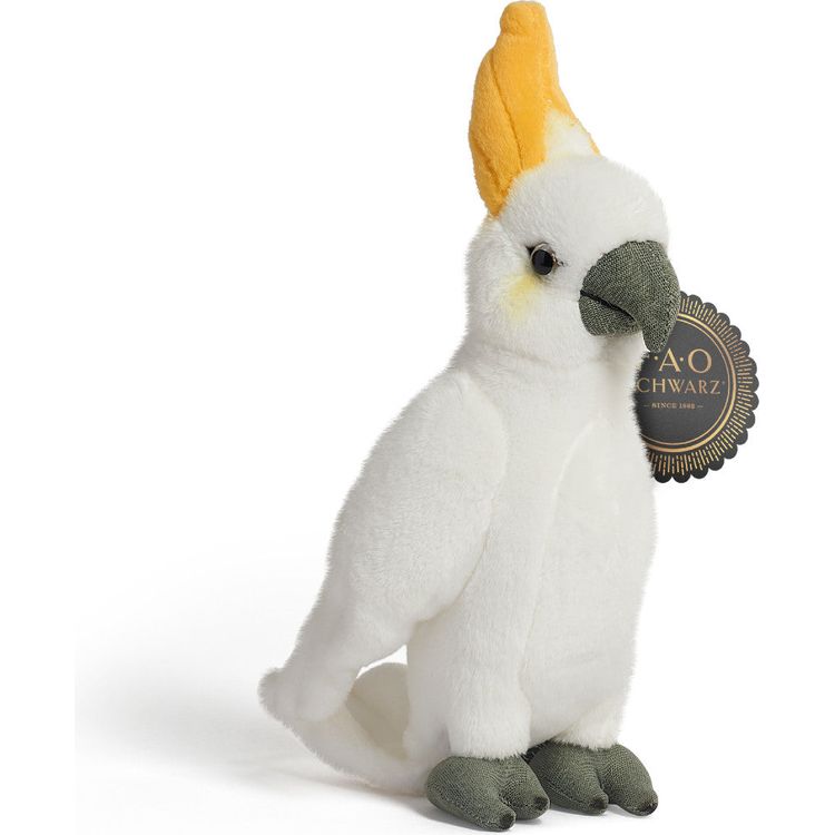 6″ Toy Plush Cockatoo – White