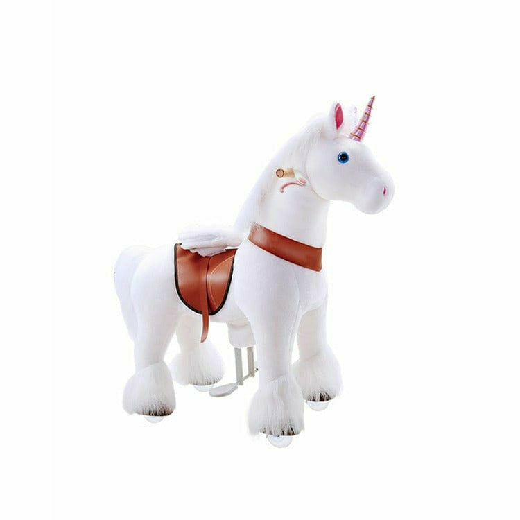 White Model U Ride-On Unicorn