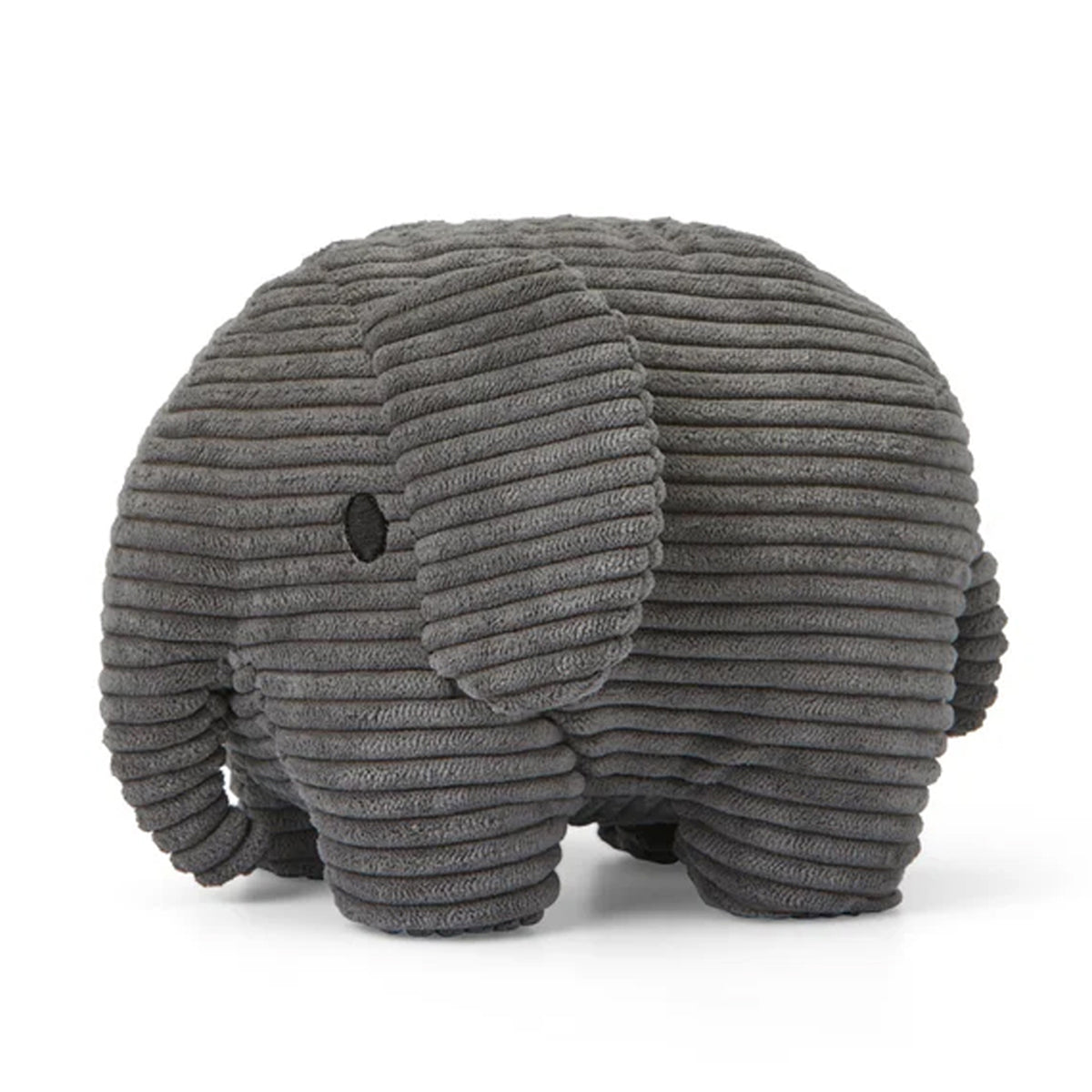 Miffy Elephant ECO Corduroy Grey Plush – 9″