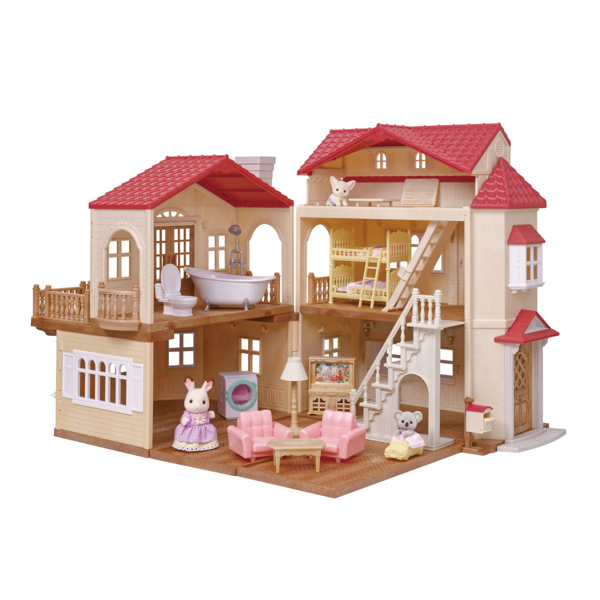 Calico Critters Red Roof Country Home Gift Set – Secret Attic Playroom