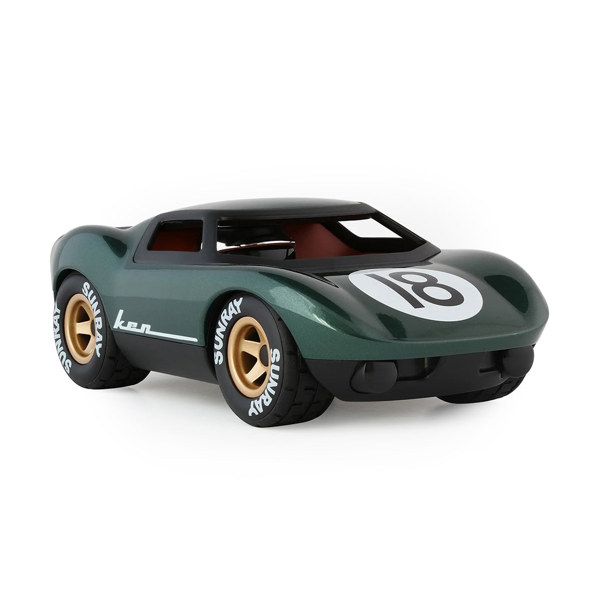 Mini Ken Rogers Toy Car – Metallic Green