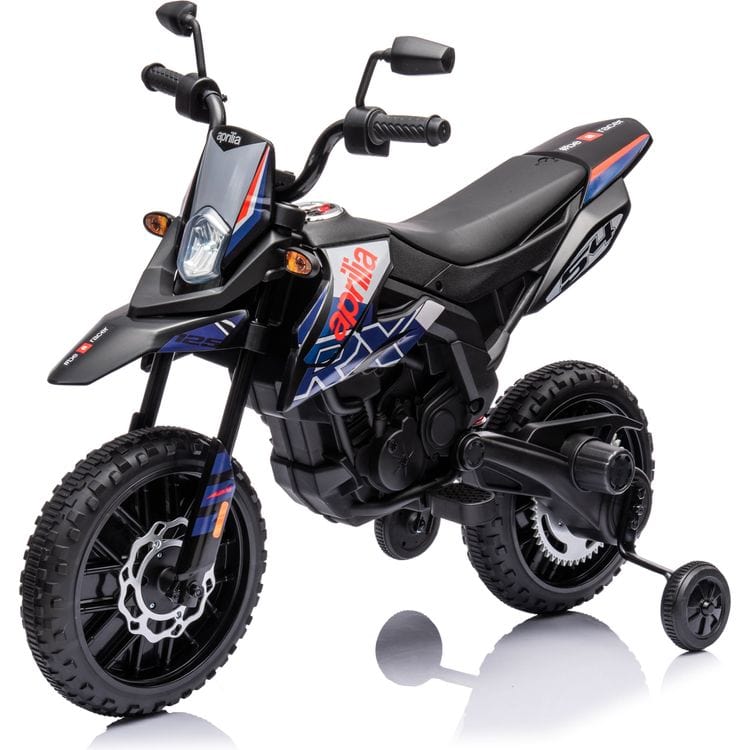 Aprilia 12V Kids’ Motorcycle – Black