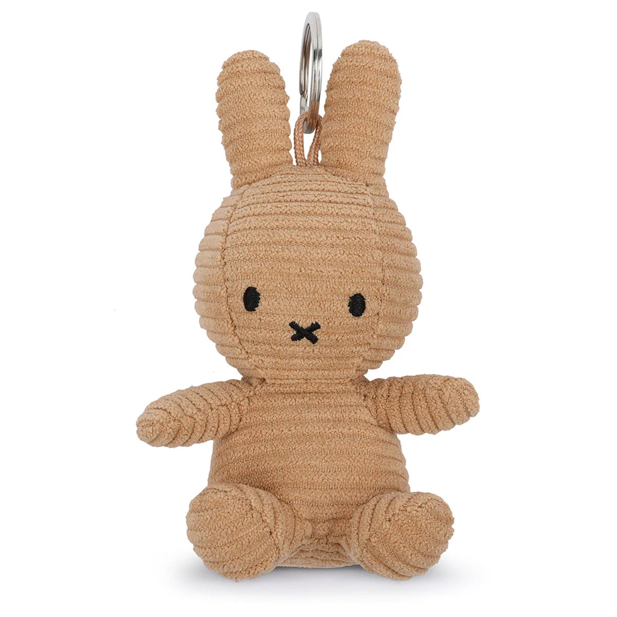 Miffy Beige ECO Corduroy Keychain – 4″