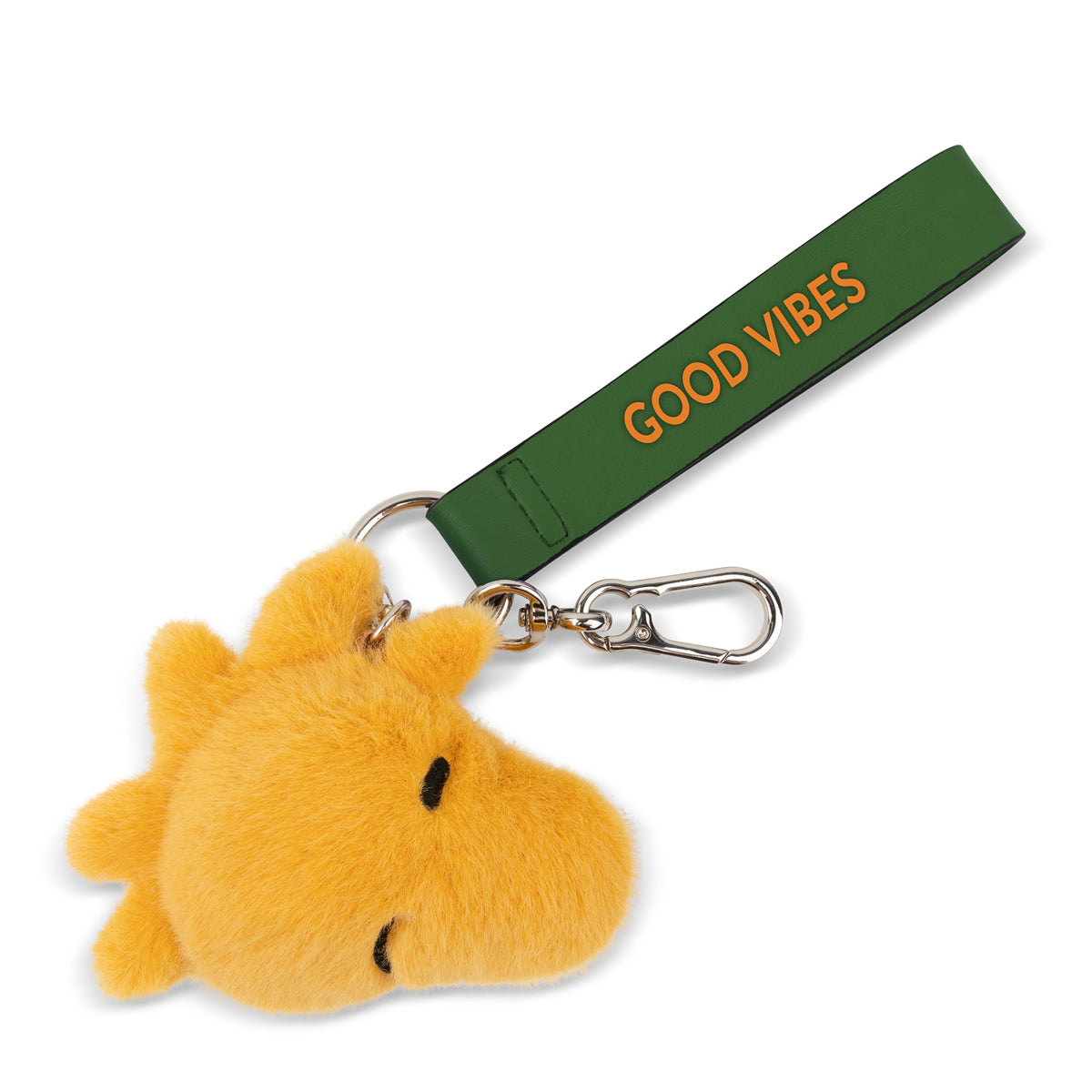 Peanuts Woodstock Fuzzy ECO Yellow Bag Charm – 3.5″