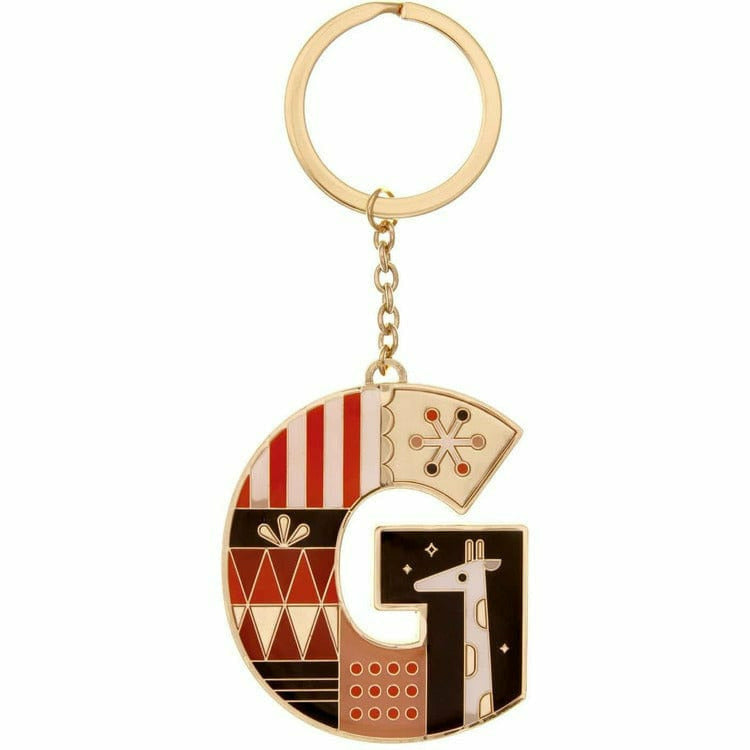 Small Initial FAO Keychain – Letter G