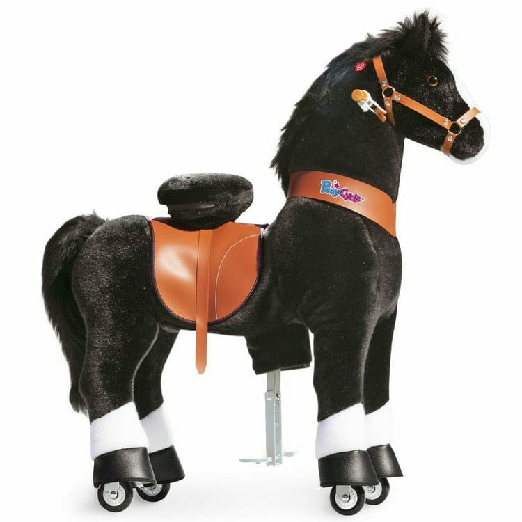 Black Model U Ride-On Horse – 7+ Years