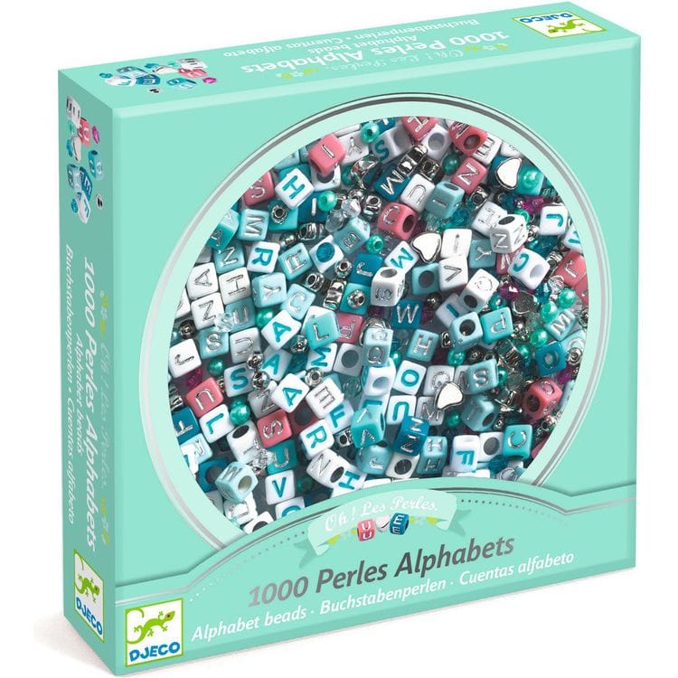 Jewelry Making Alphabet Beads – Silver