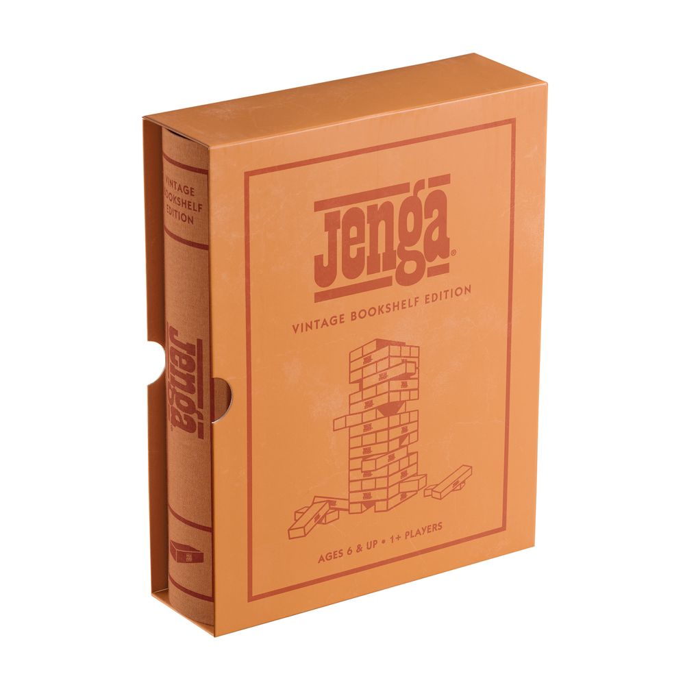 Jenga Vintage Bookshelf Edition