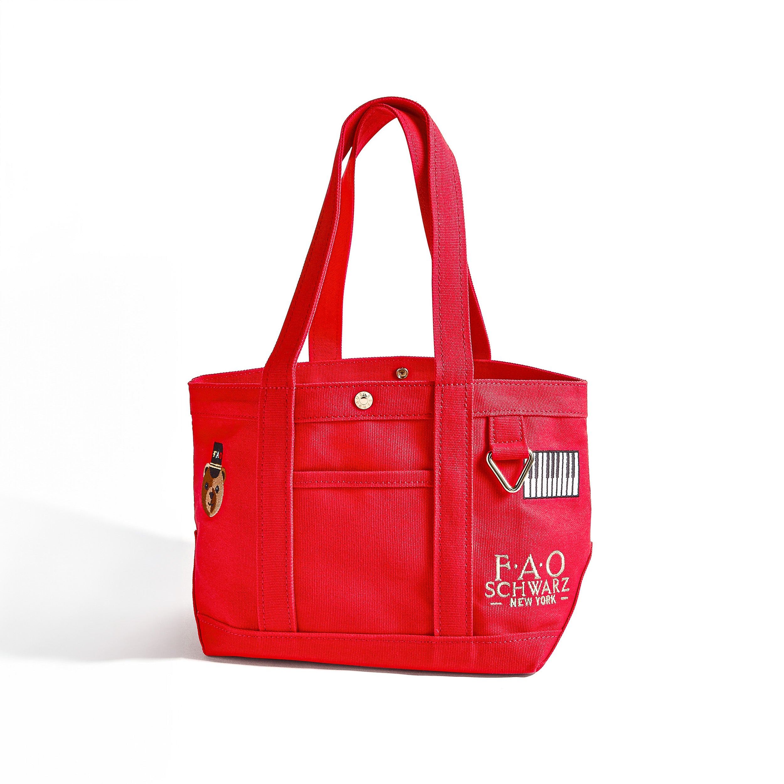 FAO x BaubleBar Small Tote Bag – Red