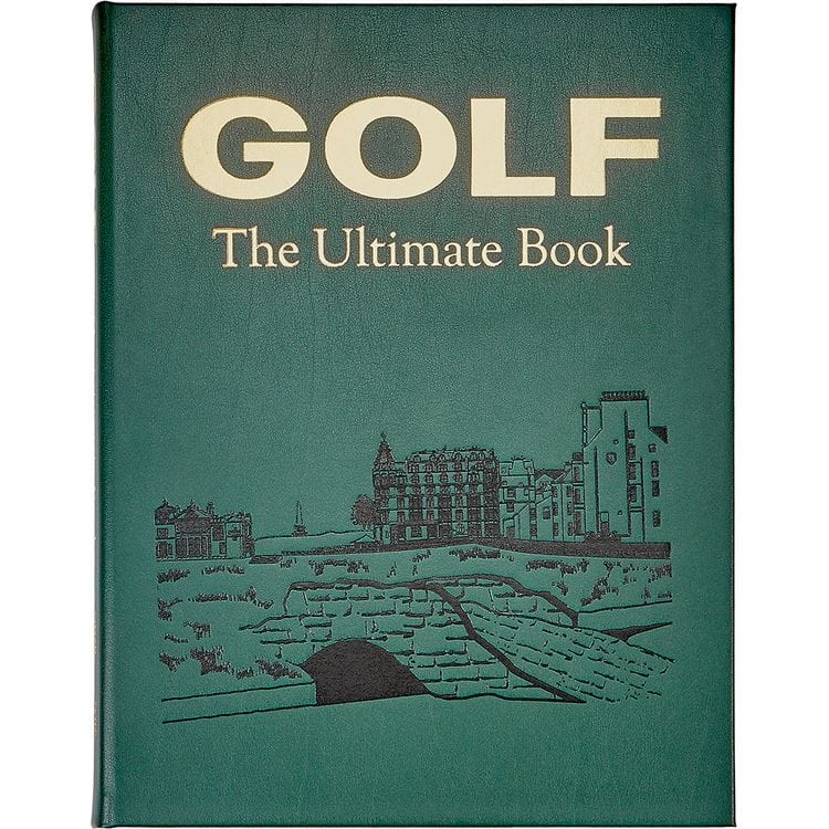 “Golf: The Ultimate Book” in Green Bonded Leather