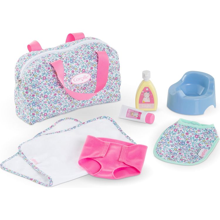 Floral Changing Accessory Set for 14″ Baby Doll