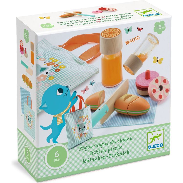 Kitten’s Picnic Pretend Play Set