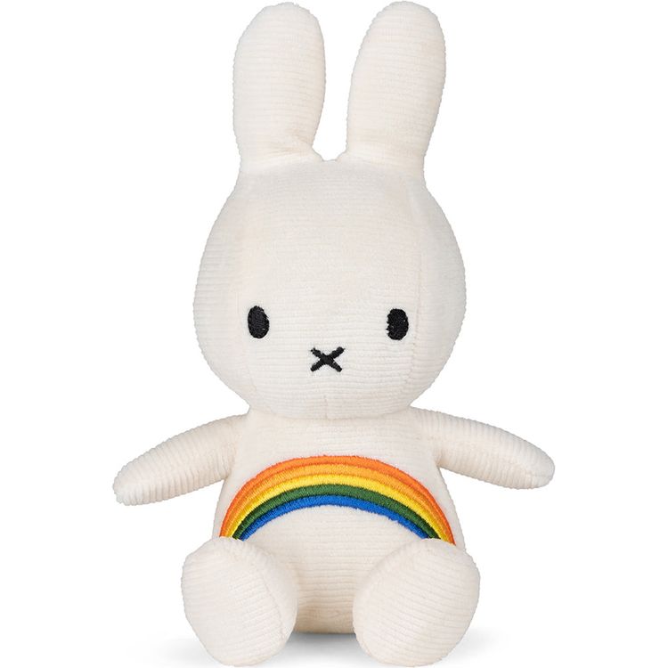 Miffy Rainbow 7″ Plush – Off White