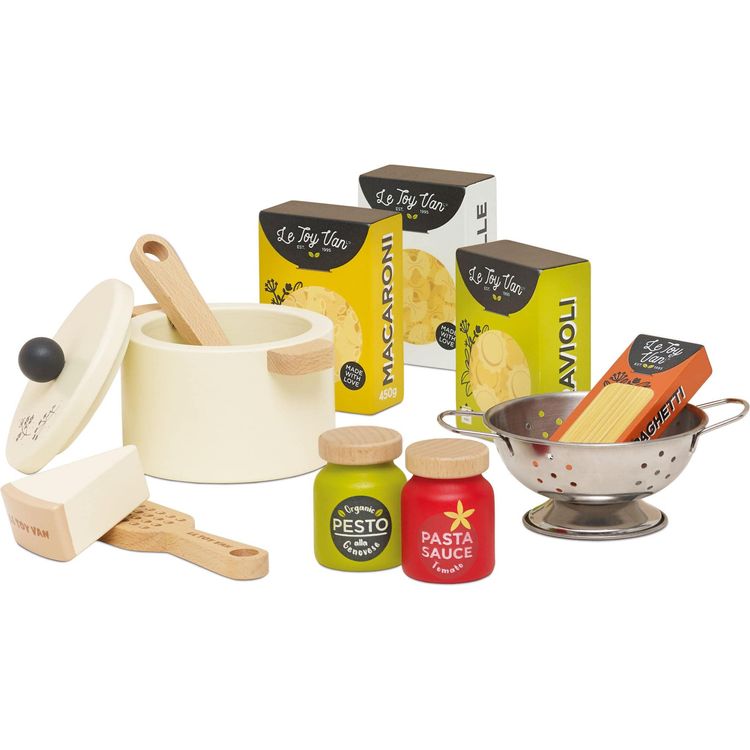 Organic Wooden Pasta Set – 12 Pieces