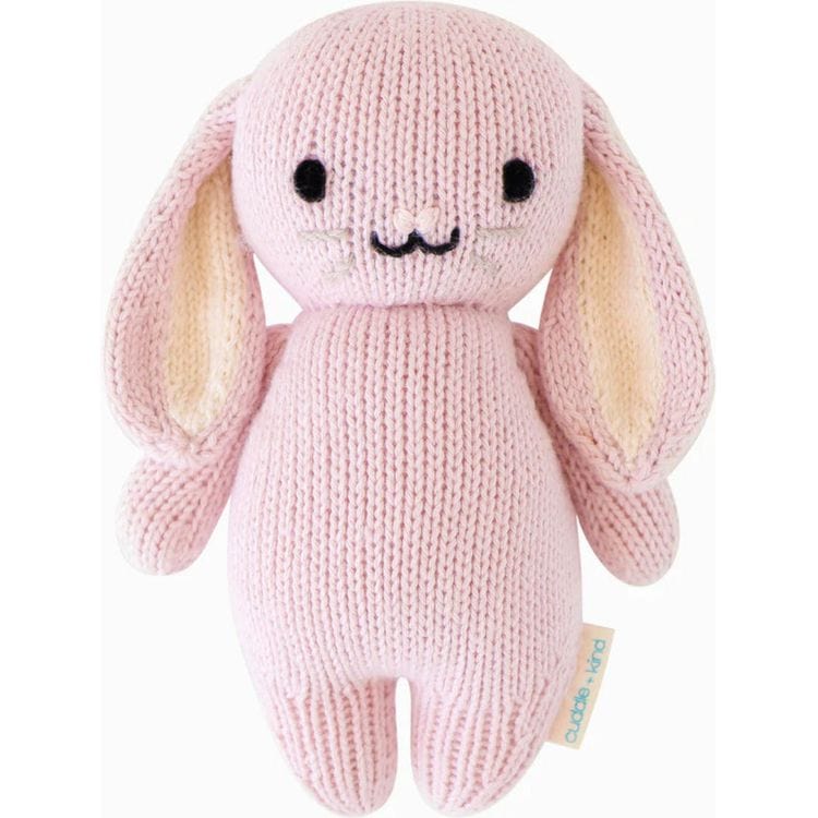 7″ Baby Bunny (Lilac) Hand-Knit Doll