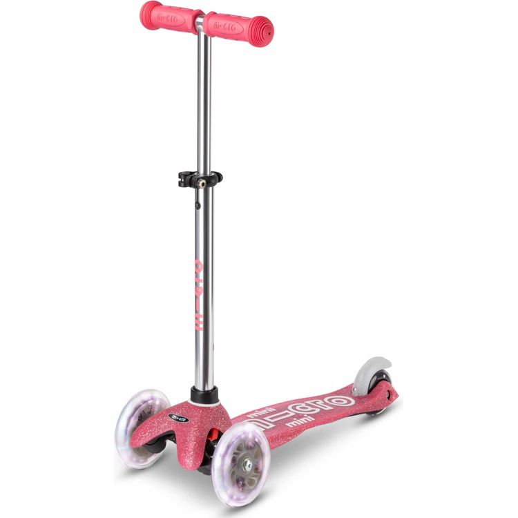 Micro Mini Glitter LED Scooter – Pink