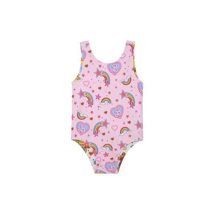 Barbie Star Power – Kids Reversible One Piece Swimsuit
