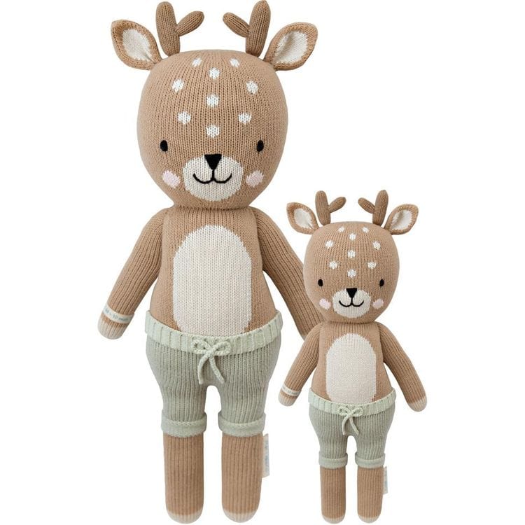 Regular 20″ Elliott the Fawn Hand-Knit Doll