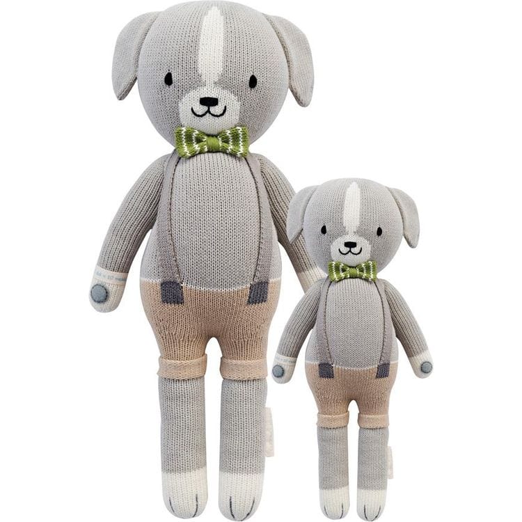 Little 13″ Noah the Dog Hand-Knit Doll
