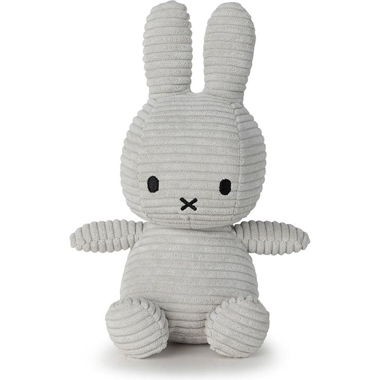 9″ Miffy ECO Corduroy Grey Plush