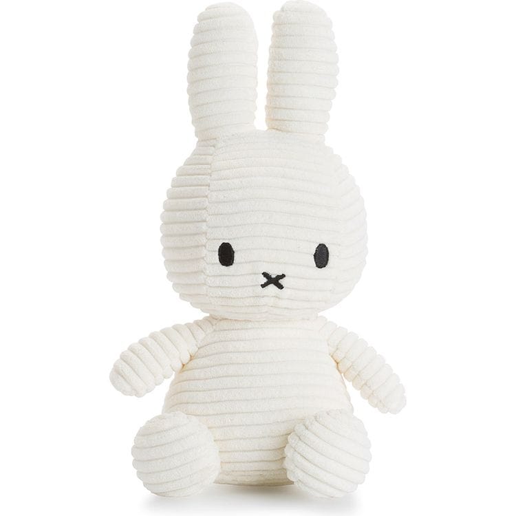 9″ Miffy ECO Off-White Sitting Corduroy Plush