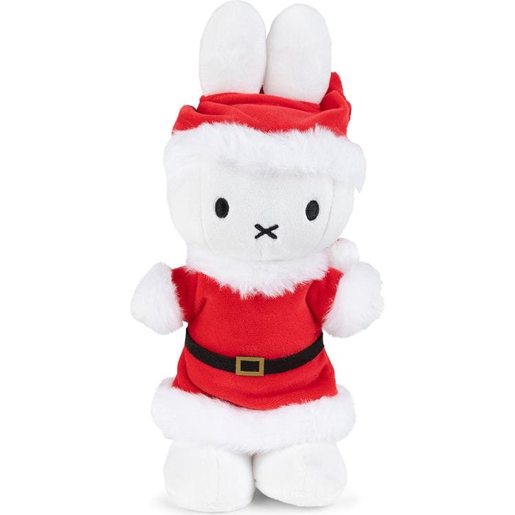 9.5″ Miffy Standing Santa Plush