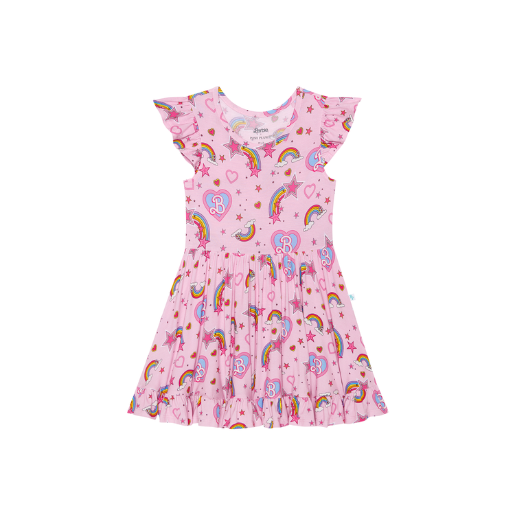 Barbie Star Power – Cap Sleeve Ruffled Twirl Dress
