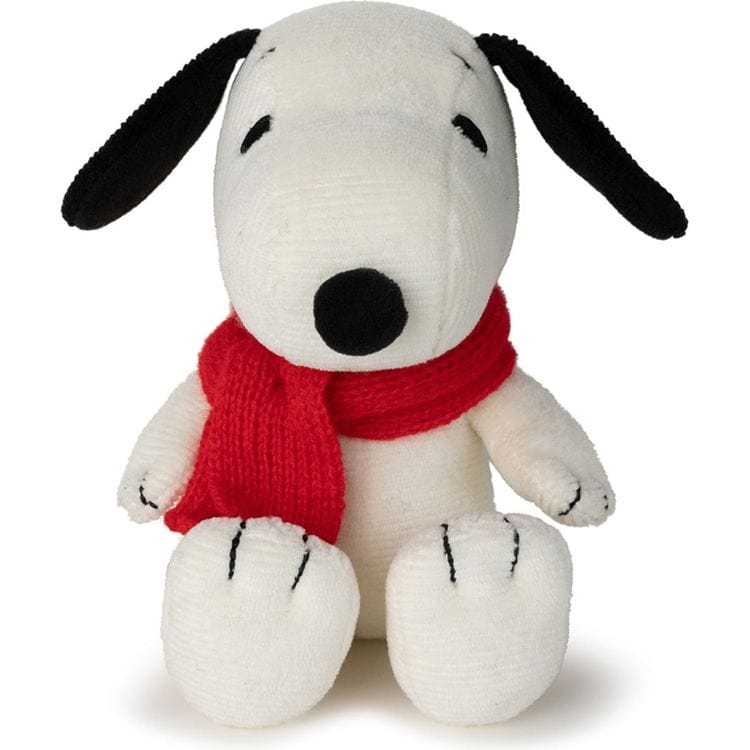 Snoopy Plush with Red Scarf – 7″
