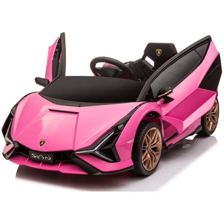 Lamborghini Sian 12V Ride On Car – Pink