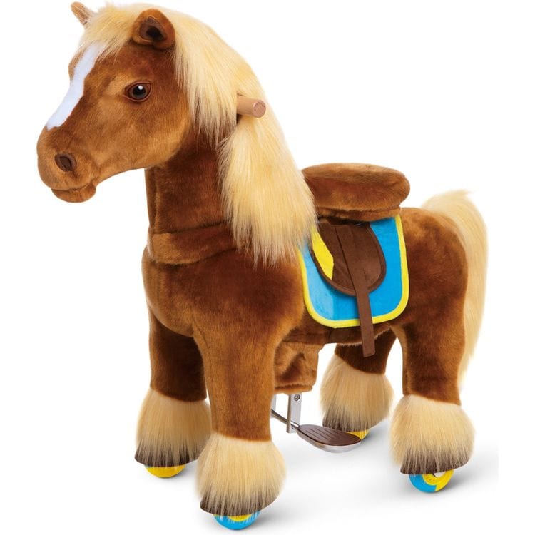 Brown Model X Ride-On Horse – 3-4 Years