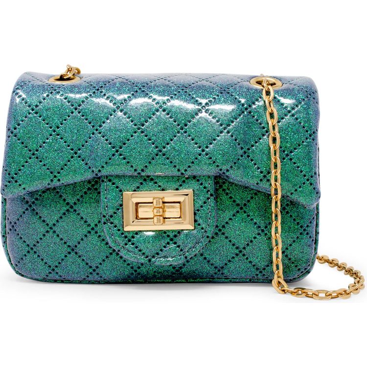 Classic Quilted Sparkle Mini Purse