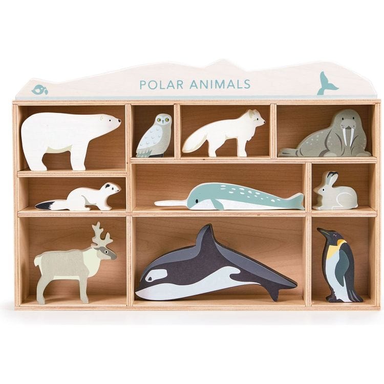 Wooden Polar Animals Set